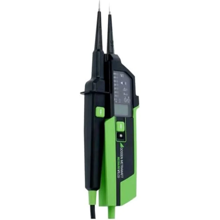 Gossen Metraline VT LCD, Multimeter und Spannungsprüfer (CAT IV 600V) mit Hintergrundbeleuchtung und Automatikmodus – Bild 2