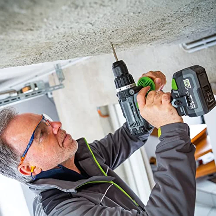 LUX-TOOLS A-BS-20/S Akku-Schlagbohrschrauber mit 2-Gang Getriebe & 13mm Schnellspann-Bohrfutter | 20V Bohrmaschine mit regelbarer Drehzahl bis 1650/min (Umdr.) [ohne Akku/ohne Ladegerät] – Bild 5