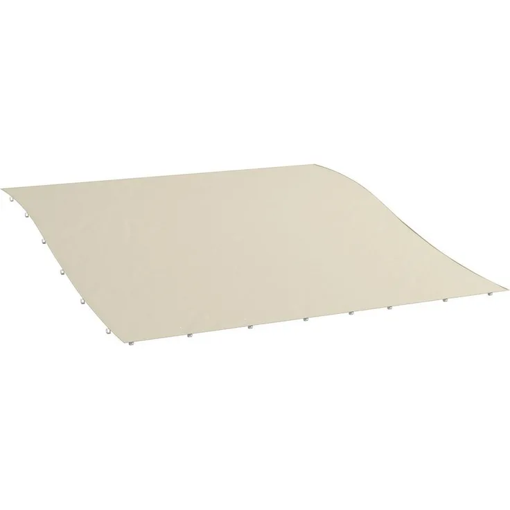 Outsunny Pavillon-Ersatzdach 297 x 243 cm Sonnensegel für Terrassenüberdachung mit UV-Schutz Beige (Ersatz-Dachplane, Sonnensegel)