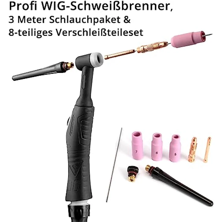 Stahlwerk AC/DC WIG 200 Plasma ST IGBT - Kombi 200 A WIG + MMA Schweißgerät mit 50 A Plasmaschneider (1003) – Bild 4