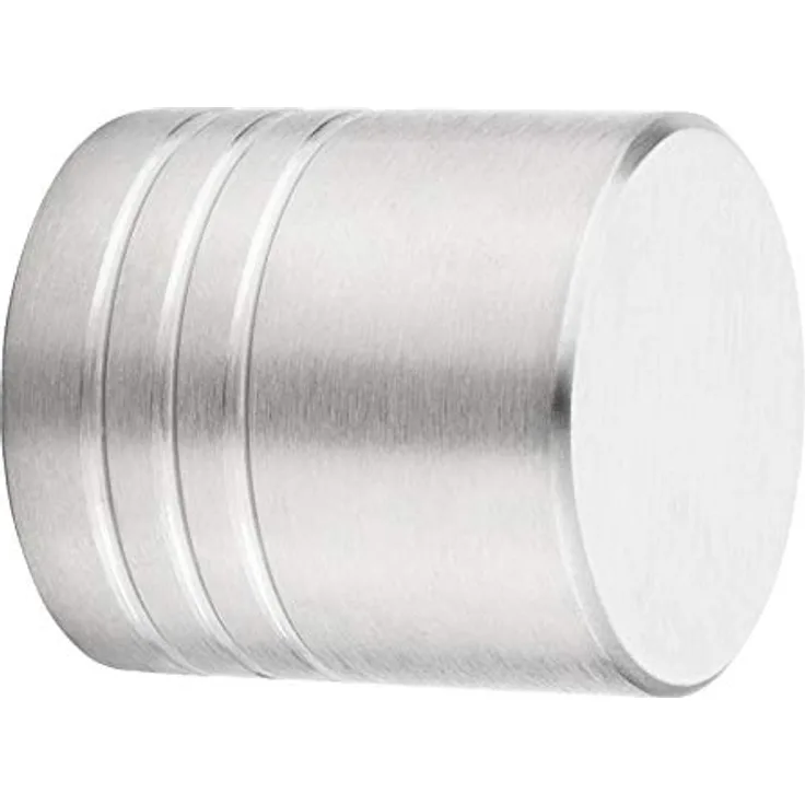 SO-TECH Möbelknopf BRISTOL, Ø 30 mm, Höhe 32 mm, gebürsteter Edelstahl, inkl. M4 Befestigungsschraube