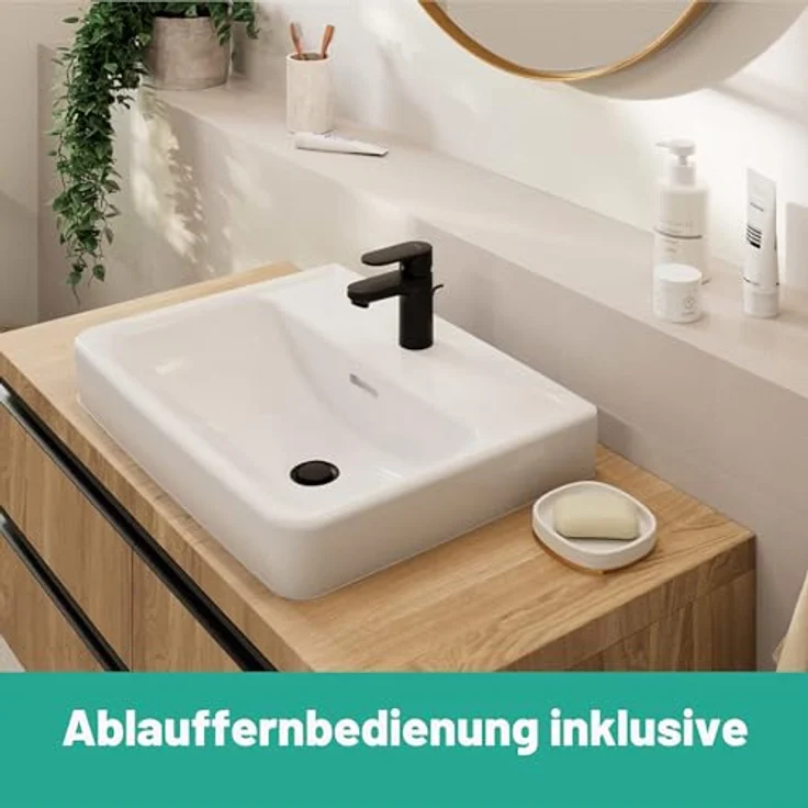 hansgrohe Vernis Blend Spültischarmatur, ComfortZone 70, EcoSmart, Normalstrahl, G 1 1/4 Ablaufventil – Bild 5