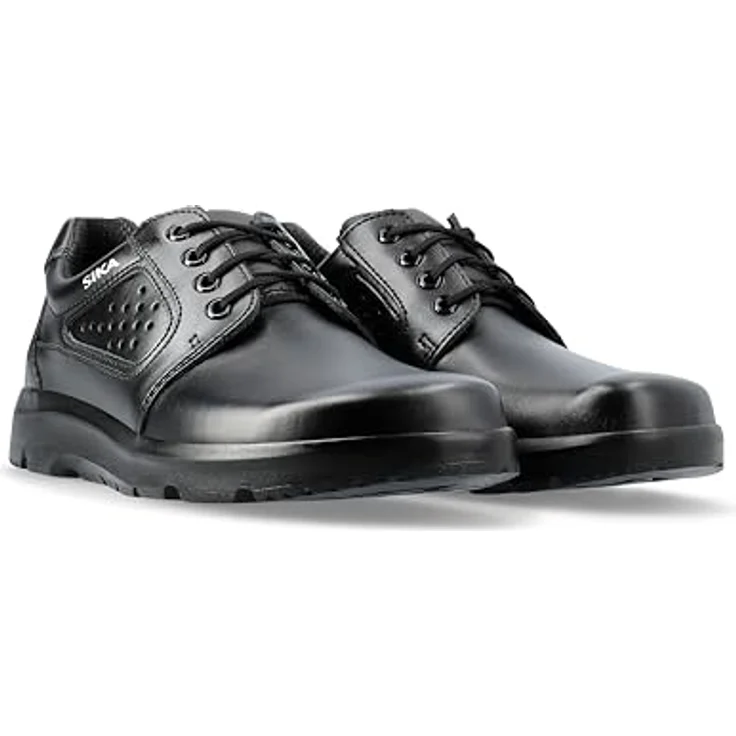 Sika Optimaxchnürschuh Berufsschuh, Sicherheitsschuh in Schwarz, Größe 44, 100% Polyester – Bild 1