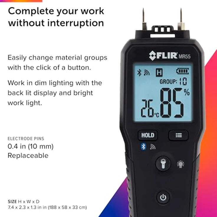 FLIR Pin Feuchtigkeitsmesser mit Bluetooth – Bild 5