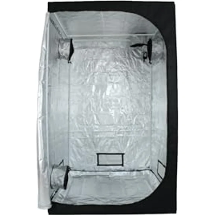 Hongyi Growbox 80x80x160 cm, Schwarz, Anzuchtzelt mit hoher Reflektivität, Growzelt mit stabilem Metallrahmen und Belüftungsklappen – Bild 4