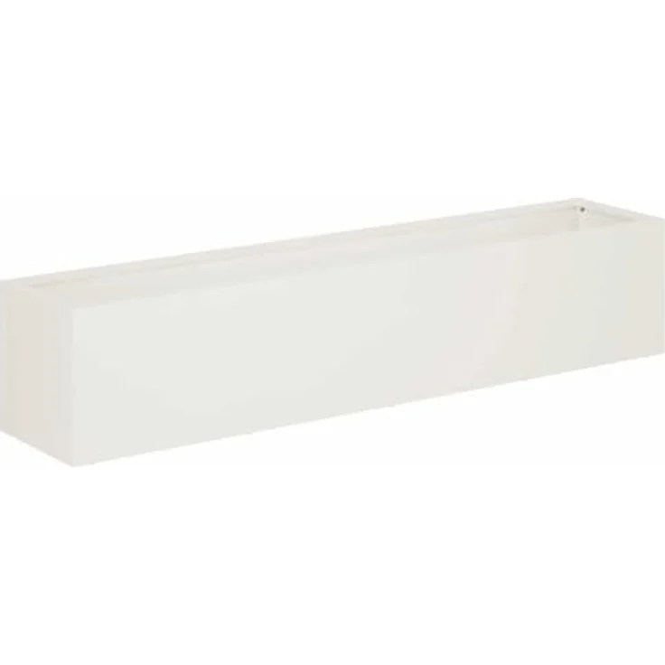 vidaXL Hochbeet Garten-Pflanzgefäß, 2er Set, wetterfestes Stahl, Weiß, 80 x 20 x 20 cm – Bild 6