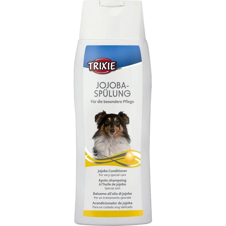 TRIXIE Jojoba Spülung, Fellpflege für Hunde, 250 ml, seidiger Glanz und Geschmeidigkeit – Bild 1