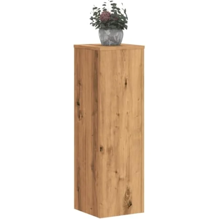 vidaXL Blumenständer Pflanzenständer 2 Stk Artisan-Eiche 25x25x80 cm - Robuster Holzwerkstoff, zeitloses Design – Bild 3