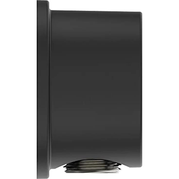 Ideal Standard BC808XG Idealrain Round Brauseschlauchanschluss Aufputz, Schwarz matt (Silk Black), aus hochwertigem Metall – Bild 2