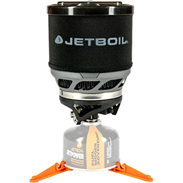 Jetboil MiniMo, Campingkocher für Bergsteigen und Wandern, geeignet für Damen und Herren