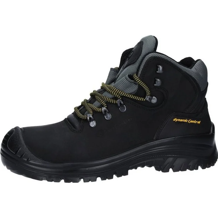 Canadian Line Stelvio S3 Sicherheitsschuh, Fettleder in schwarz, PU Laufsohle, Schnürsenkelverschluss
