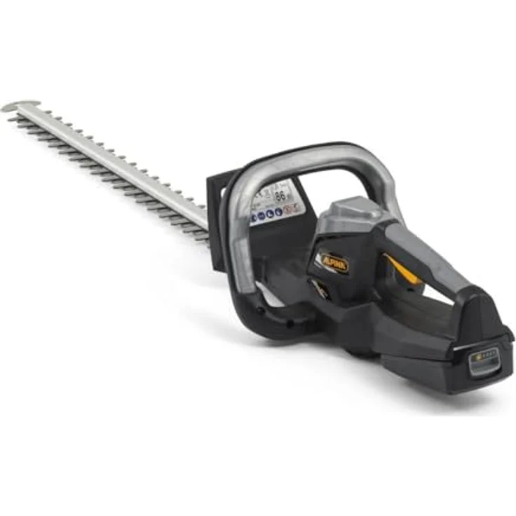 ALPINA Akku-Heckenschere AH 20 Li, 70 cm Doppelschnittmesser, 20 V Akku inkl. Ladegerät, schwarz – Bild 1