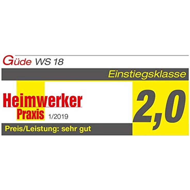 Güde Akku-Winkelschleifer WS 18-0, ohne Akku und Ladegerät - 58518 115 mm Akku – Bild 2