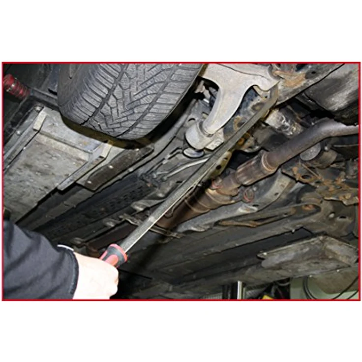 KS Tools 911.8411, Meißel mit durchgehender Klinge, Hammerkopf und rutschfestem Zweikomponenten-Griff im Kunststoff-Aufbewahrungskoffer – Bild 3