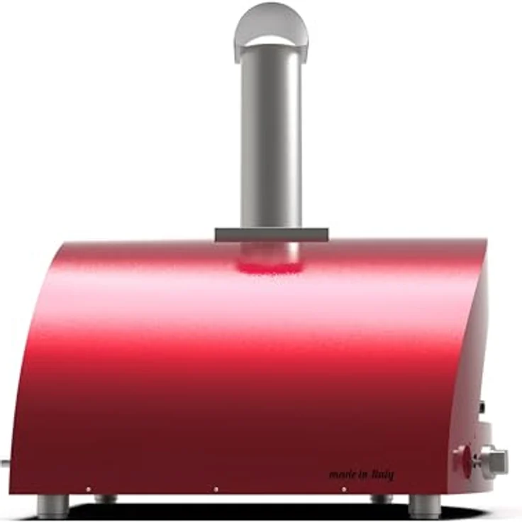 Alfa Forni MODERNO 5 Pizze Gas Pizzaofen, Antik Rot, 500°C in 30 Minuten, Heat Genius-Technologie, für 5 Pizzen, Edelstahlgehäuse – Bild 4