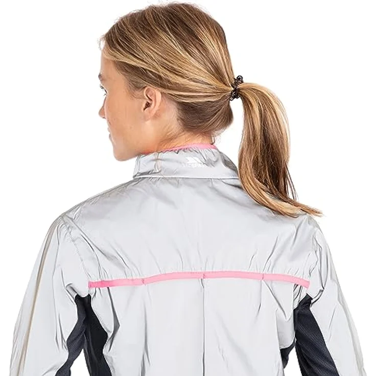 Trespass Damen Regenjacke Lumi, wasserdicht, winddicht, silber – Bild 10