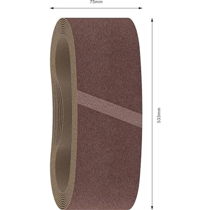 Bosch Pro Schleifband für Bandschleifer Holz und Farbe Best for Wood and Paint (10 Stück, Körnung 100, X440) – Bild 3