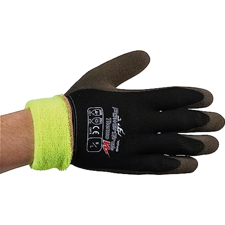 Kerbl 297583 PowerGrab Thermo Winterhandschuh W, Latex mit 2-lagig Acrylfutter, Größe: 9 – Bild 3