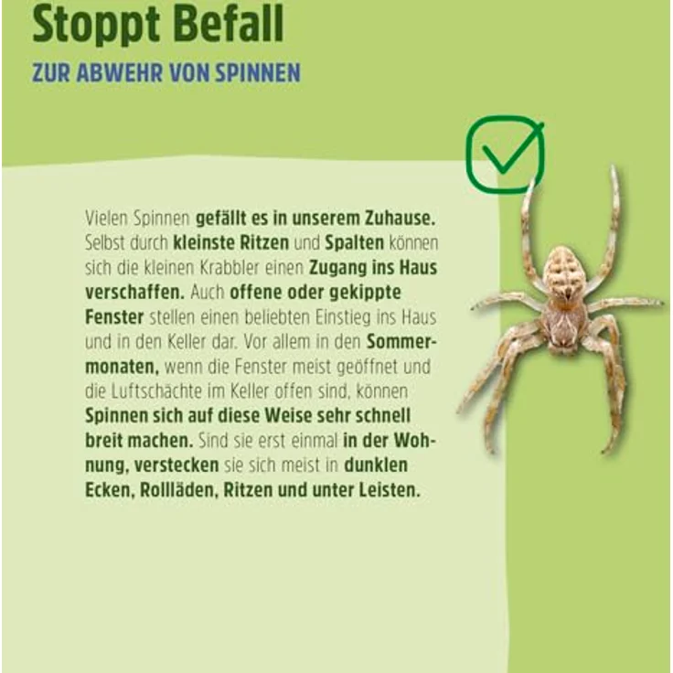 Futura-Shop Insektenspray GreenHero Spinnen-Ex, effiziente Spinnenbekämpfung, 500 ml, wasserbasierte Rezeptur mit Geraniol – Bild 5