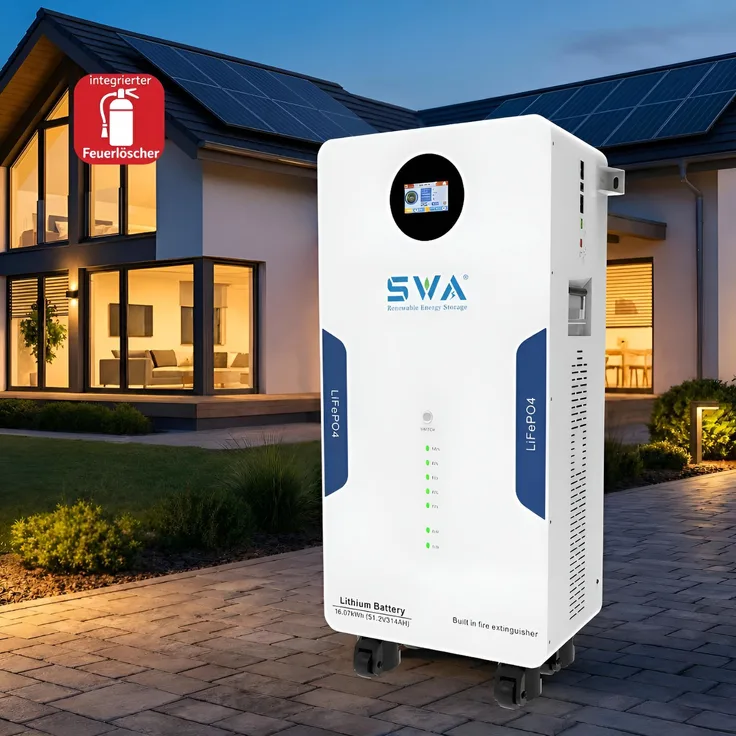 TZIPower 314AH 16,07kWh 48V 51,2V PV Solar Speicher LiFePO4 Lithium, mit Touchscreen und integriertem Feuerlöscher