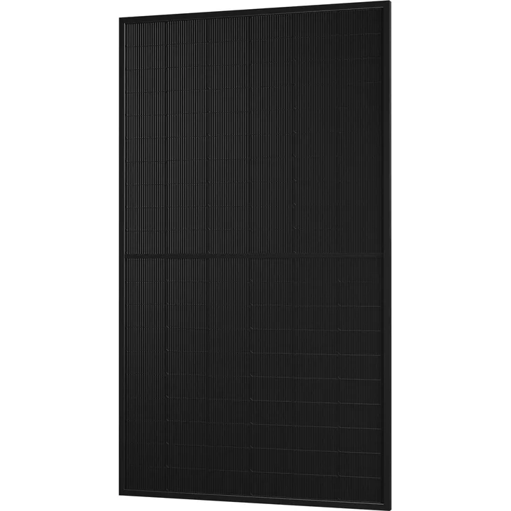 Powerness® JA Solar 500Wp Full Black Bifazial Glas-Glas Solarmodul, 22.6% Modulwirkungsgrad für Balkonkraftwerk