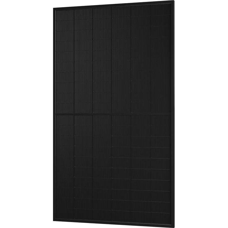 Powerness® JA Solar 500Wp Full Black Bifazial Glas-Glas Solarmodul, 22.6% Modulwirkungsgrad für Balkonkraftwerk