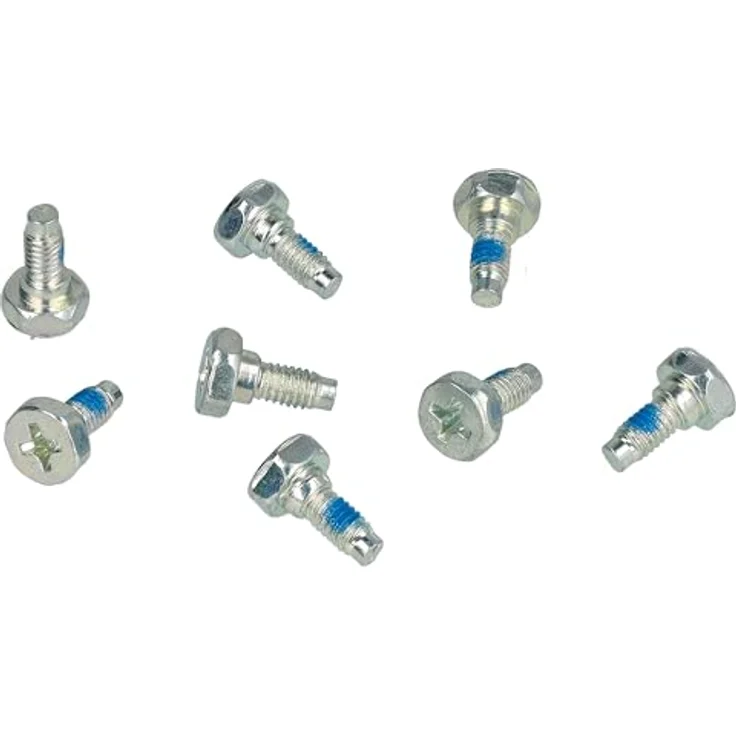 vhbw Rasenmähermesser, 16er Set für Robomow RK 1000 Pro, RK 1000, RK 2000, RK 2000 PRO, beidseitig scharf, Chrom-Carbon-Stahl, silber – Bild 8