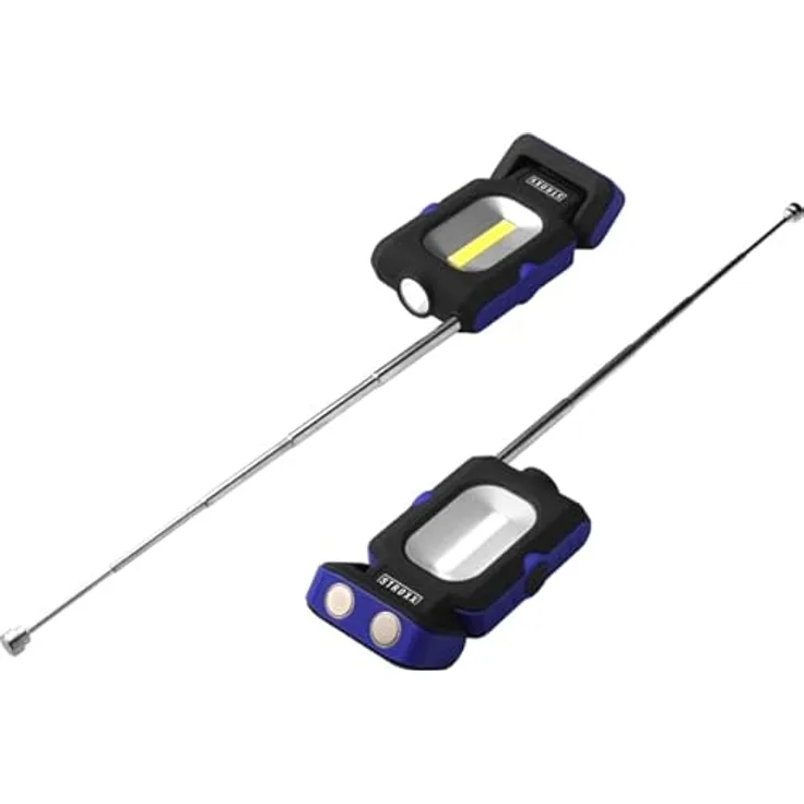 STROXX® Mini LED Arbeitslampe |105 Lumen| mit Magnet | 180° Rotation | Arbeitsleuchte | Werkstatt | Camping | Auto | Garage | Reparatur | Notbeleuchtung | 1 Stück