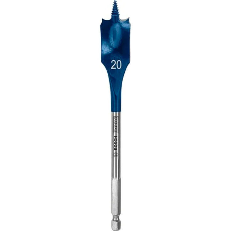 Bosch Expert Self Cut Speed Spade Bit, 20mm x 152mm, HEX Schaft, bis zu 3-mal schneller, für Weichholz – Bild 1