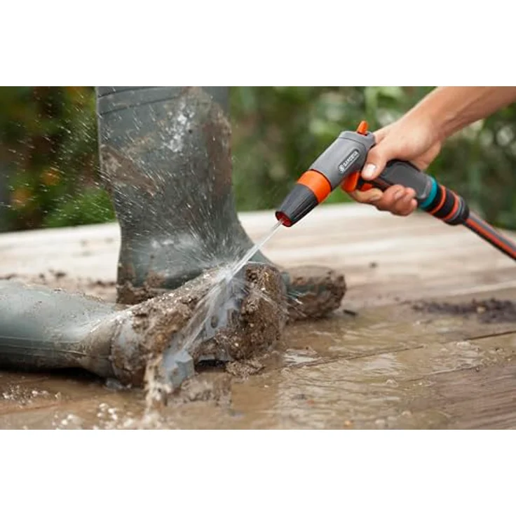 GARDENA Comfort Reinigungsspritze: Wasserspritze zum Reinigen und Sprühen, mit Impulsauslöser und Dauerarretierung, frostsbeständig (18303-20) – Bild 6