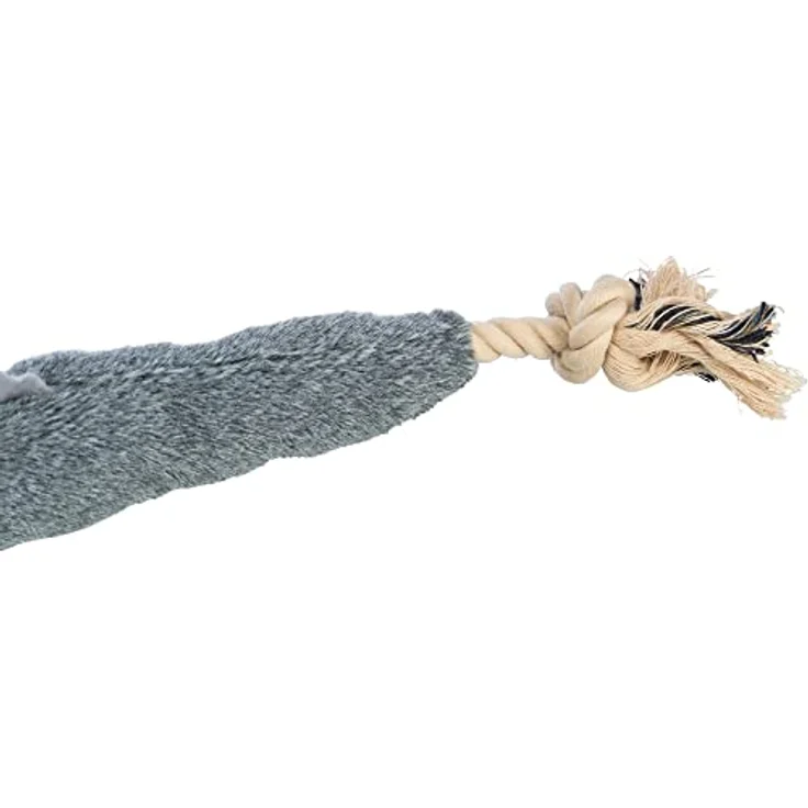TRIXIE BE Nordic Hundespielzeug, Kuscheltier, geräuschloser Aal Karl aus Plüsch/Tau, 75 cm- 36048 – Bild 3
