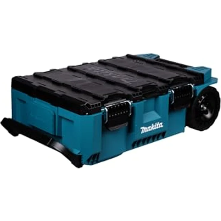 Makita MAKTRAK Trolley Werkzeugbox L P-91001, 81,9 Liter Volumen, 113 kg Tragkraft, horizontal, Gecko-Griff, All-Terrain-Räder – Bild 1
