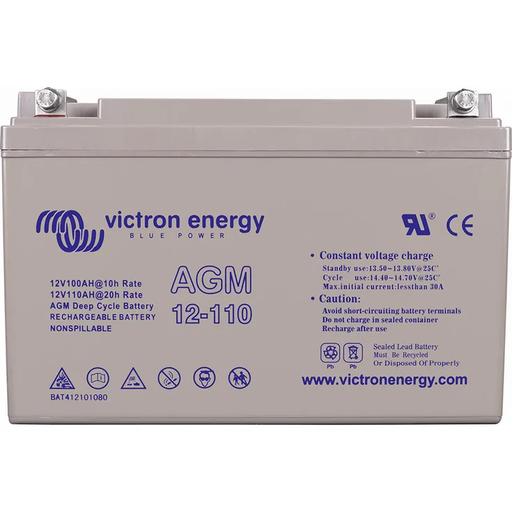 Victron AGM 12V 110Ah Deep Cycle Akku Akkue