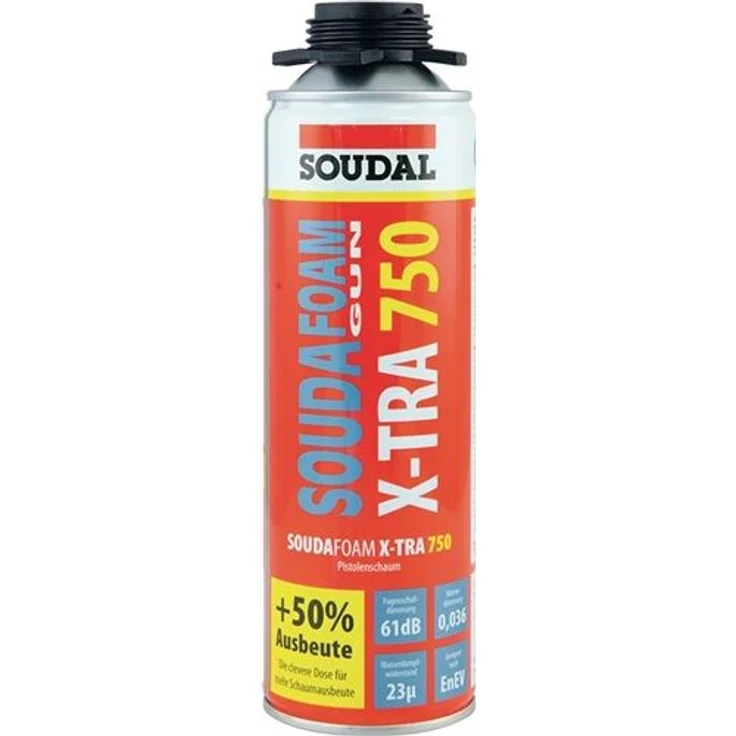 Soudal Soudafoam Gun X-tra 750 B2 (Profi-Pistolenschaum) 114495 500 ml – Bild 1