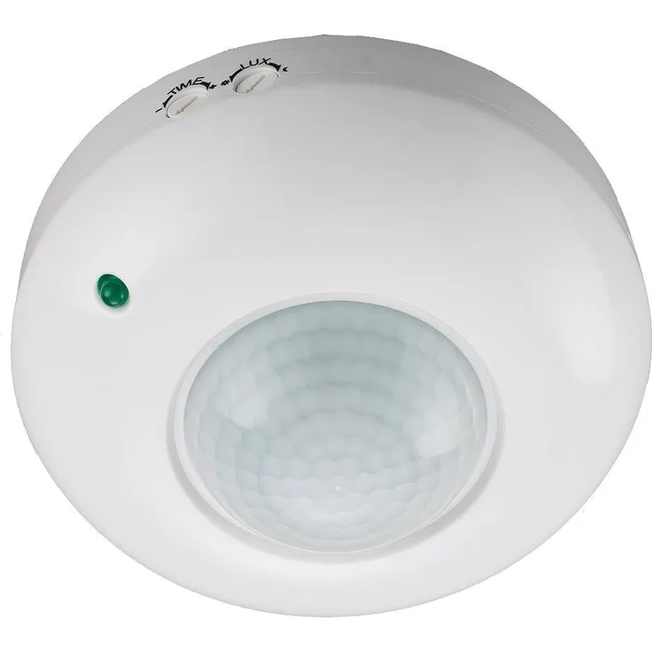 Decken-Bewegungsmelder -'-'CBM-'-' 360°LED geeignet, 6m Detektion, 1000W, weiß