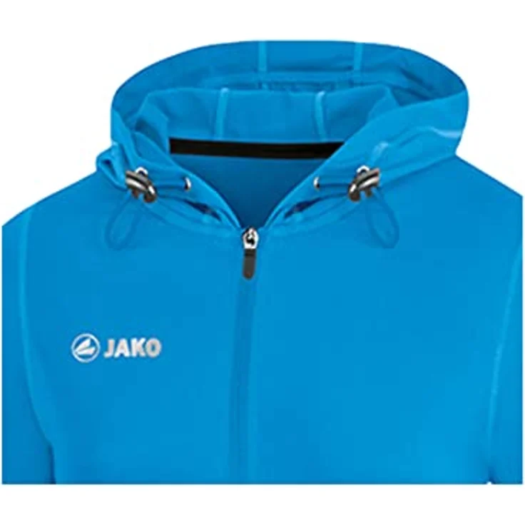JAKO Damen Kapuzenjacke Run 2.0, Polyester-Stretch-Jersey, blau – Bild 4