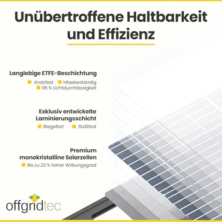 Offgridtec FSP-2 120W Faltbares Solarmodul mit Sunpower Back-Contact Zellen ohne Laderegler – Bild 4