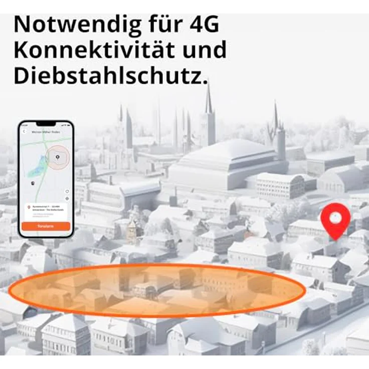 Segway Navimow Access+ 4G Erweiterung, GPS Navigationsempfänger für i Serie, Schwarz – Bild 2