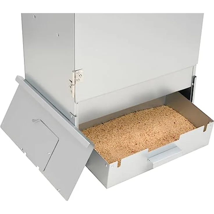 vidaXL Räucherofen, Räucherschrank mit Kaltrauchgenerator und Thermometer, verzinkter Stahl für Außen, große Räucherkammer – Bild 5