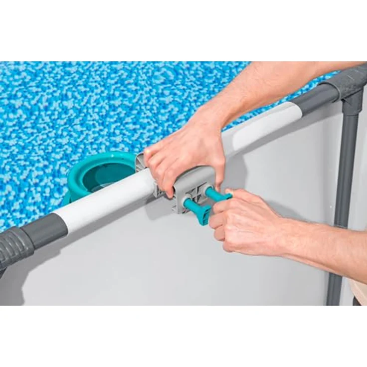 Bestway Flowclear Poolskimmer Starter-Kit mit 500 g PolySphere Filterbällen, Einhängeskimmer für Filteranlagen ab 2.006 l/h zur automatischen Oberflächenreinigung – Bild 9
