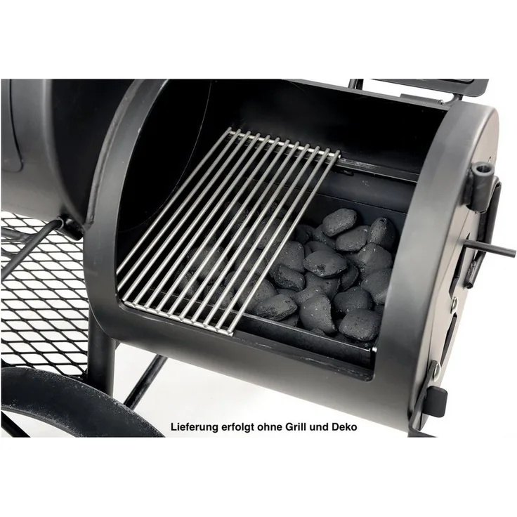 Rumo Barbeque Holzkohleeinsatz für Feuerbox 16 Zoll JS-2839, massiver Einsatz für Rumo Smokergrills, B x H x T 31 x 8 x 28 cm