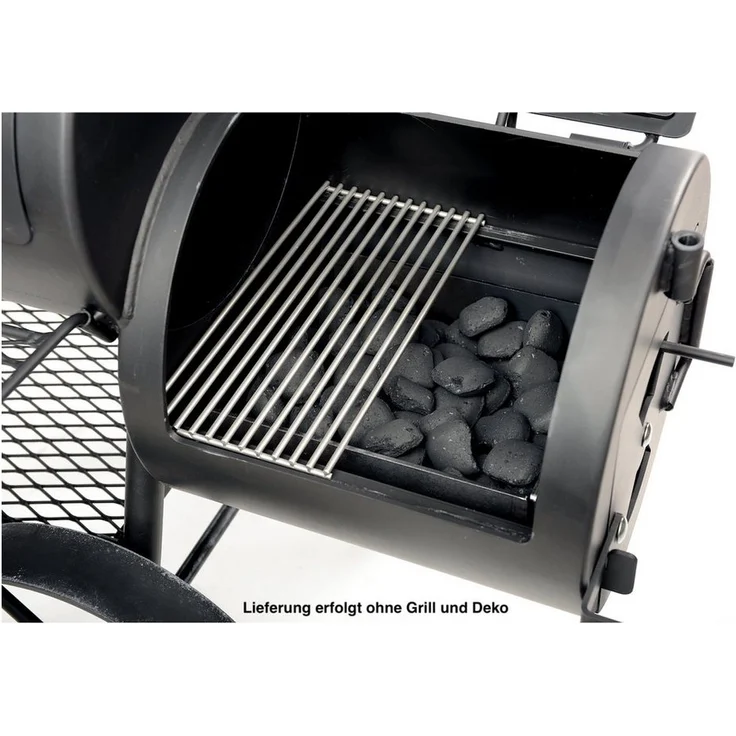 Rumo Barbeque Holzkohleeinsatz für Feuerbox 16 Zoll JS-2839, massiver Einsatz für Rumo Smokergrills, B x H x T 31 x 8 x 28 cm