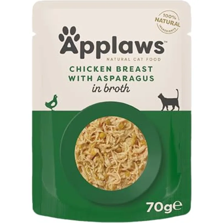 Applaws Chicken & Asparagus Pouch 12x70g