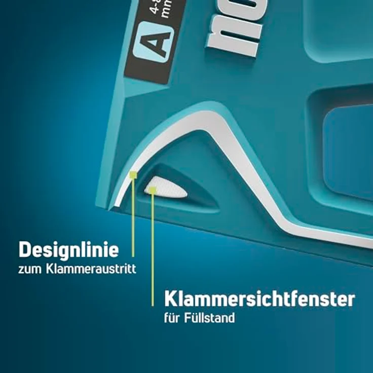 Novus Tools J-11 030-0455 Handtacker, leicht und handlich für Klammern 4-8mm, inkl. 1800 Feindrahtklammern – Bild 2