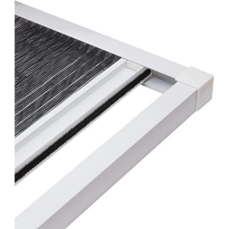 APANA - Fliegengitter Plissee für Dachfenster 80 cm x 160 cm - ausziehbarer Insektenschutz Fenster zum Zuschneiden gegen Fliegen, Insekten und Mücken - Mückenschutz Dachschrägenfenster (Weiß) – Bild 5