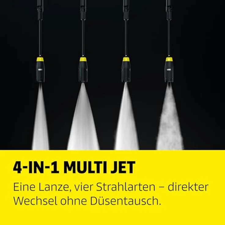 Kärcher Home & Garden K 5 Comfort Premium Hochdruckreiniger, 145 bar Kaltwasser mit 4-in-1-Multi Jet-Strahlrohr und integriertem Anwendungsberater – Bild 5