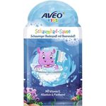 AVEO Kids Schaumbad-Sause – Schaumiger Badespaß mit Beerenduft, Vitamin E & Panthenol, hautverträglich, 40 ml