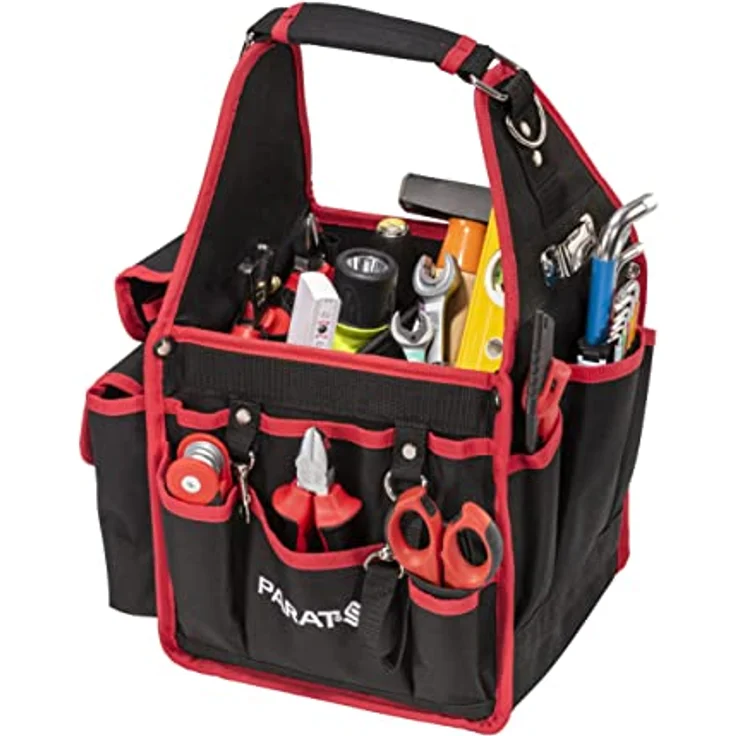 Parat BASIC Tool Softbag S, Werkzeugtasche unbestückt mit 21 Steckfächern, robustem Nylonmaterial, farblich neutral – Bild 4
