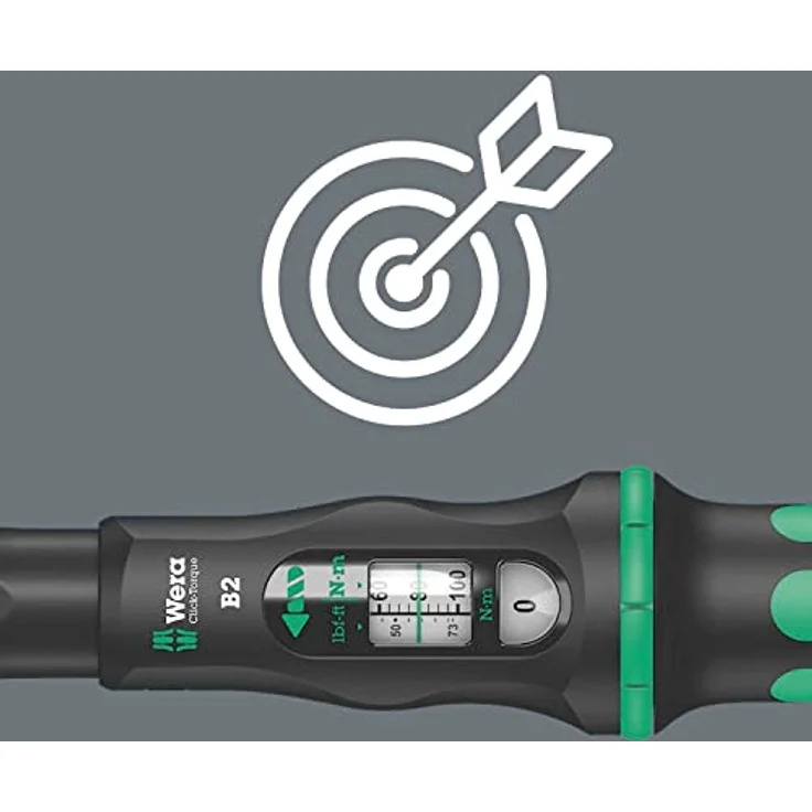 Wera 05075611001 Click-Torque B 2 Drehmomentschlüssel mit Umschaltknarre 3-8'', 20-100 Nm – Bild 4