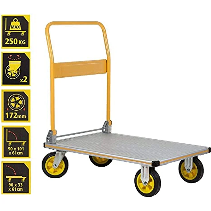 Stanley Plattformwagen PC511 250 kg – Bild 2